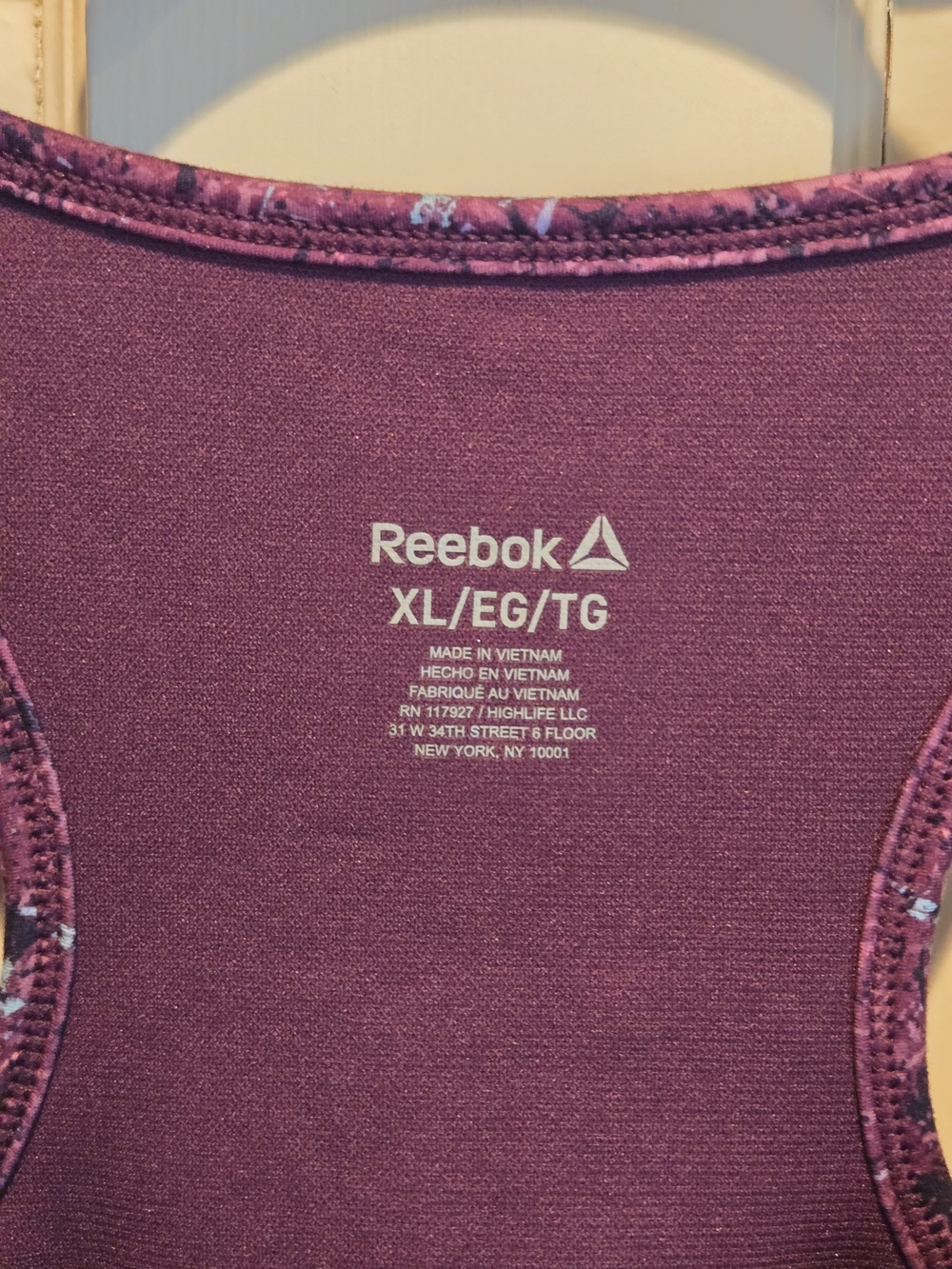 (2) Reebok Racerback Sports Bras - Picture 3 of 6